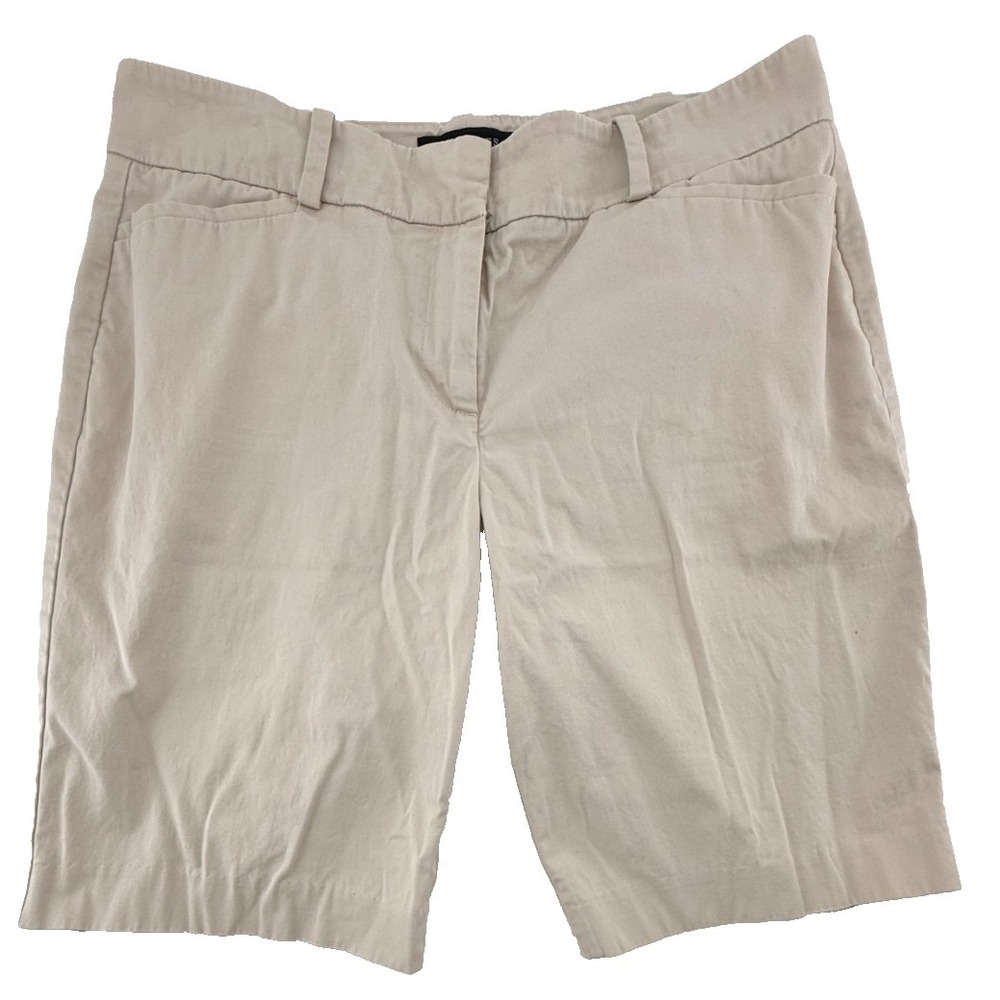 Talbots Petites 6P Khaki Bermuda‎ Shorts Womens Beige Casual Summer